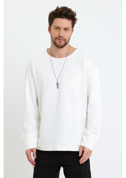 3 Iplik Oversize Püskül Manşet Bohem Sweat