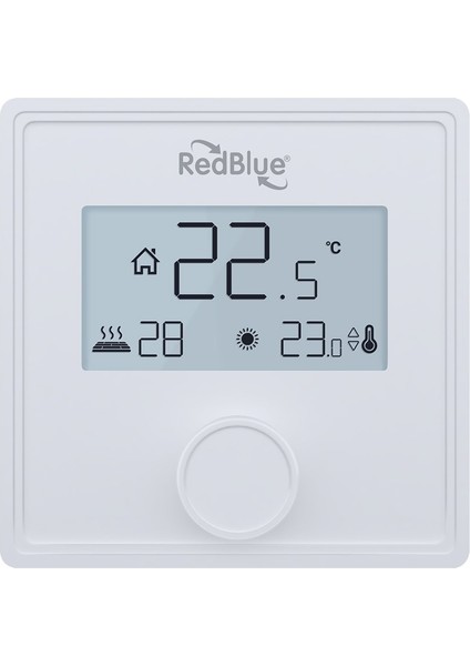 RB35 Kablolu Dijital Oda Termostatı Yerden Isıtma