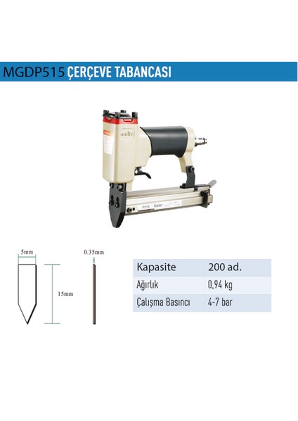 Çerçeve Tabancası MGDP515
