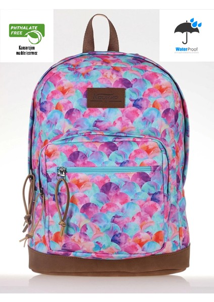 1699-ANATOMIK Sırt Destekli Ortaokul Lise ve Günlük Sırt Çantası - NKT01699-TURKUAZ-TEK Ebat fırsatları