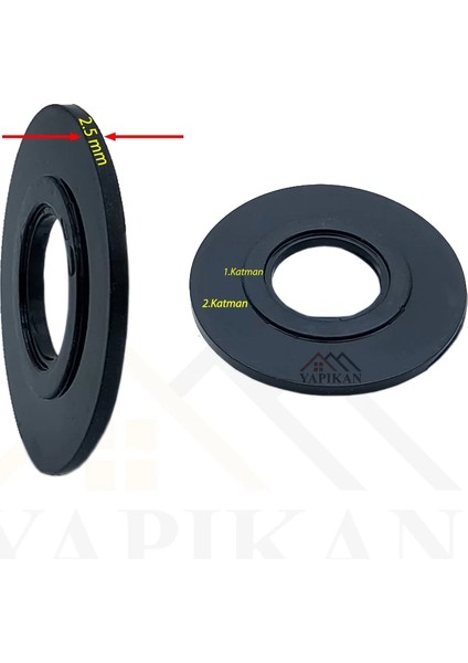 Gömme Rezervuar İç Takım Boşaltma Grubu Contası 2x5.1 cm