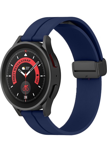 Samsung Galaxy Watch 5 40-44MM Uyumlu 20MM Coastal Manyetik Tokalı Silikon Kordon