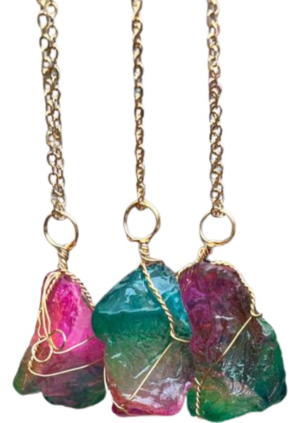 Aura Kuvars Özel Model Kolye Tasarım Aaa Kalite