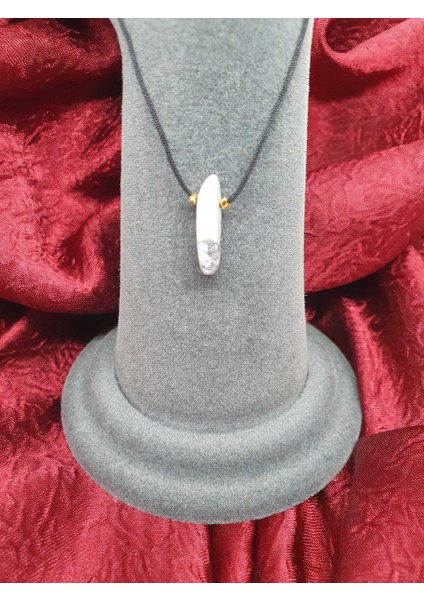 Havlit Taşı Kolye Ayarlanabilir Orijinal Doğal Taş Çok Fonksiyonlu Kolye