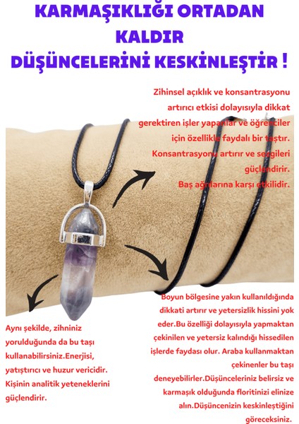 Karmaşıklığı Ortadan Kaldır, Florit Taşı Point Pandül Kolye