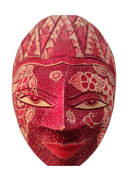 Geleneksel Endonezya Cava Batik Sanatı El Oyma Duvar Maskesi indirimleri