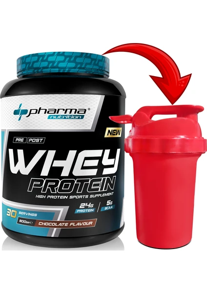 Whey Protein 900 gr Çikolata Aromalı Whey Protein Tozu 24 gr Protein 5 gr Bcaa 30 Servis