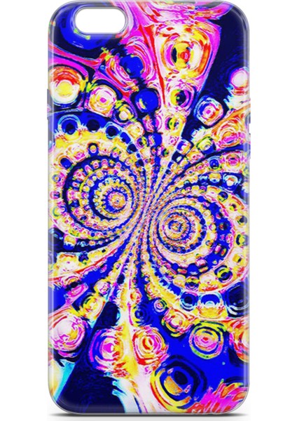 Apple iPhone 6 6s Plus Kılıf Uv Baskılı Abxbi 1 Desenli Renkli Hipnoz fiyatları