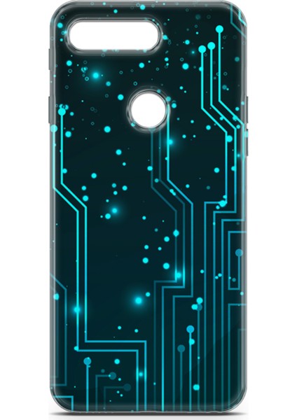 General Mobile Gm 9 Pro Kılıf Uv Baskılı Abxbi 7 Telefon Kabı Devreler Tron