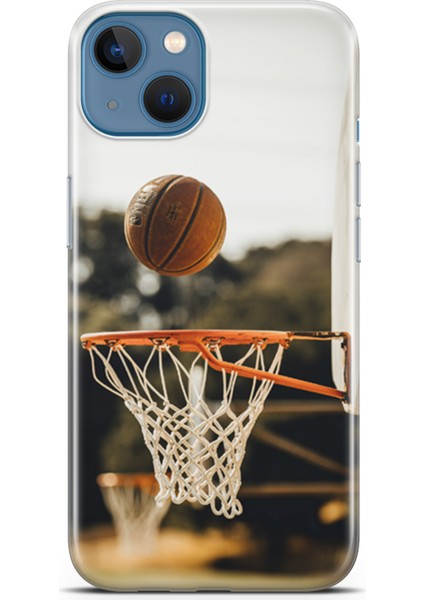 Apple iPhone 13 Kılıf Uv Baskılı Abxbi 9 Silikon Basket Top