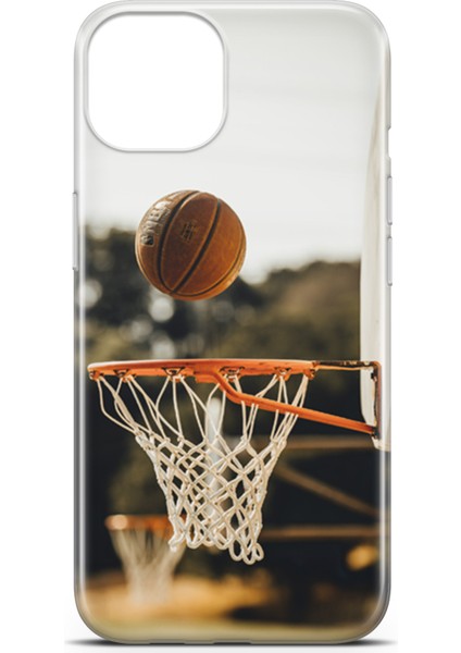 Apple iPhone 13 Kılıf Uv Baskılı Abxbi 9 Silikon Basket Top