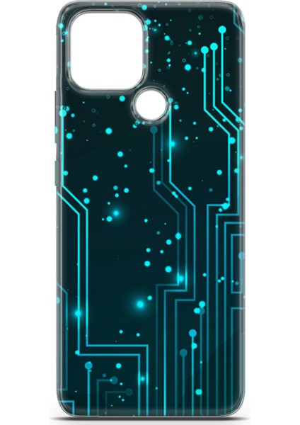 General Mobile Gm 22 Plus Kılıf Uv Baskılı Abxbi 7 Tasarım Devreler Tron