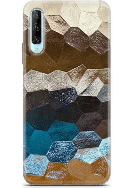Huawei P Smart Pro 2019 Kılıf Uv Baskılı Abxbi 8 Darbe Emici Petek Renkler