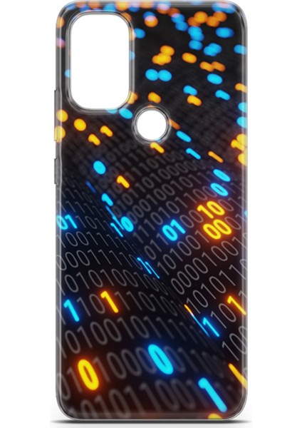 General Mobile Gm 21 Plus Kılıf Uv Baskılı Abxbi 5 Silikon Binary Kod