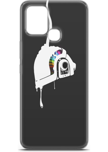 Infinix Hot 10T Kılıf Uv Baskılı Abxbi 4 Silikon Renkli Kask fiyatları