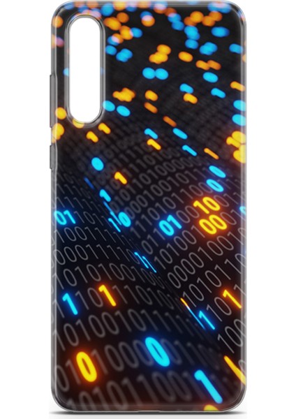 Huawei P20 Pro Kılıf Uv Baskılı Abxbi 5 Telefon Kabı Binary Kod fiyatları