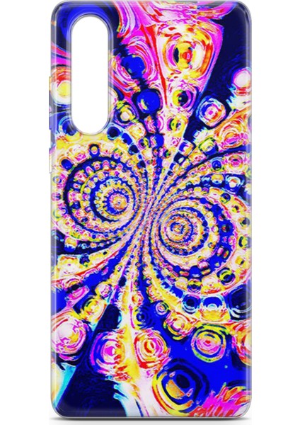 Huawei P30 Kılıf Uv Baskılı Abxbi 1 Telefon Kabı Renkli Hipnoz fiyatları