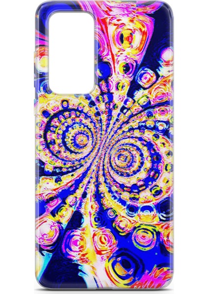 Huawei P40 Kılıf Uv Baskılı Abxbi 1 Baskılı Renkli Hipnoz fiyatları