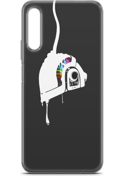 Huawei P Smart Pro 2019 Kılıf Uv Baskılı Abxbi 4 Desenli Renkli Kask
