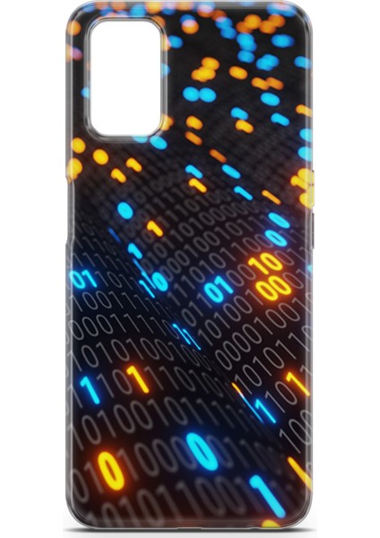 Oppo A72 Kılıf Uv Baskılı Abxbi 5 Kapak Binary Kod
