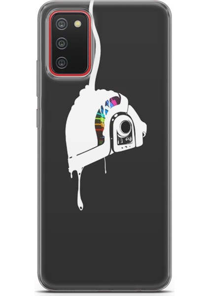 Samsung Galaxy A02S Kılıf Uv Baskılı Abxbi 4 Koruyucu Kılıf Renkli Kask
