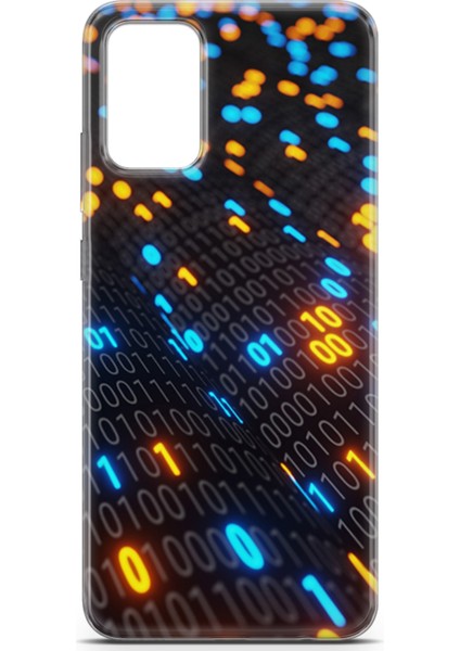 Samsung Galaxy A02S Kılıf Uv Baskılı Abxbi 5 Silikon Binary Kod fiyatları
