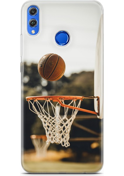 Honor 8x Kılıf Uv Baskılı Abxbi 9 Kapak Basket Top