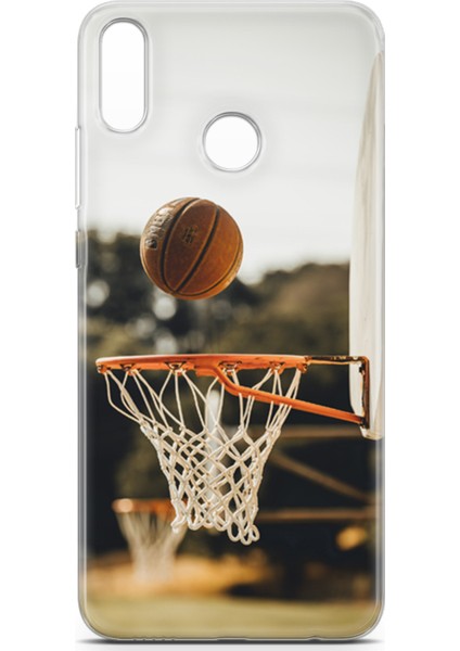 Honor 8x Kılıf Uv Baskılı Abxbi 9 Kapak Basket Top