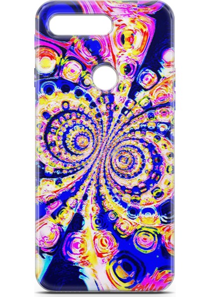General Mobile Gm 9 Pro Kılıf Uv Baskılı Abxbi 1 Desenli Renkli Hipnoz