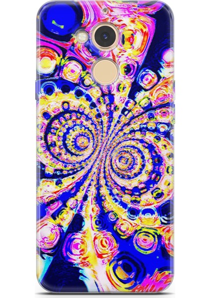 General Mobile Gm 8 Kılıf Uv Baskılı Abxbi 1 Arka Kapak Renkli Hipnoz