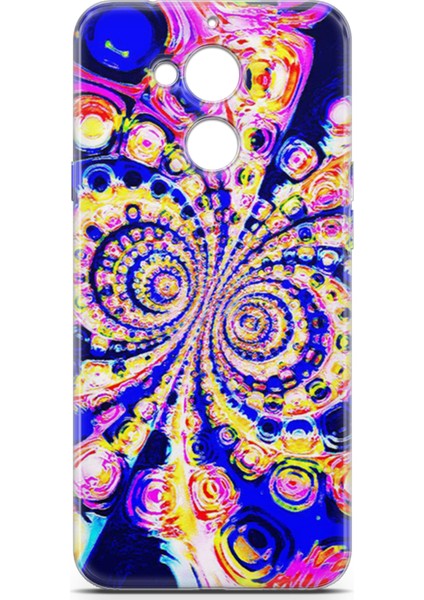 General Mobile Gm 8 Kılıf Uv Baskılı Abxbi 1 Arka Kapak Renkli Hipnoz