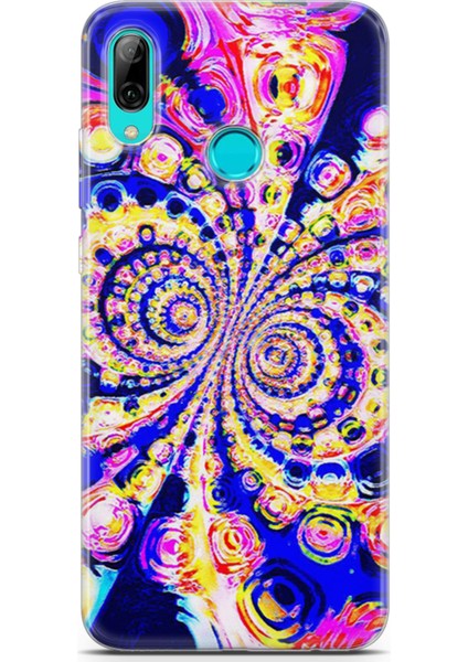 Huawei P Smart 2019 Kılıf Uv Baskılı Abxbi 1 Silikon Renkli Hipnoz