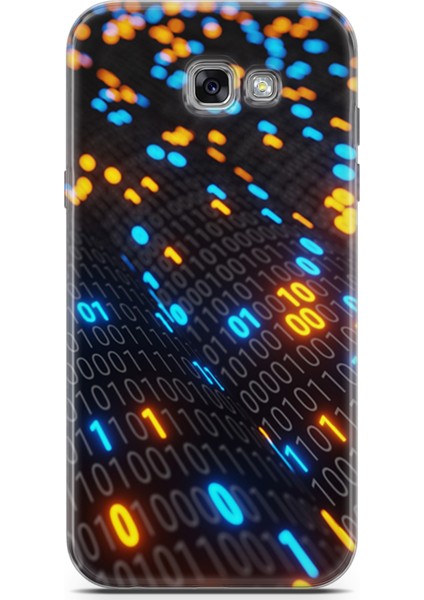 Samsung Galaxy A3 2017 Kılıf Uv Baskılı Abxbi 5 Kapak Binary Kod