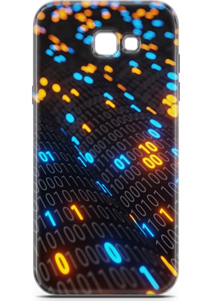 Samsung Galaxy A3 2017 Kılıf Uv Baskılı Abxbi 5 Kapak Binary Kod