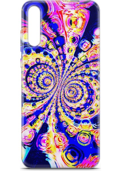 Huawei Y8P 2020 Kılıf Uv Baskılı Abxbi 1 Kapak Renkli Hipnoz