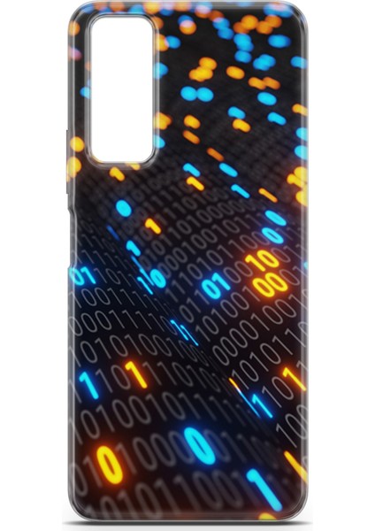 Vivo Y53S Kılıf Uv Baskılı Abxbi 5 Kapak Binary Kod