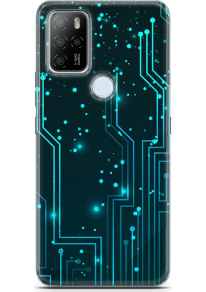 Omix X500 Kılıf Uv Baskılı Abxbi 7 Arka Kapak Devreler Tron