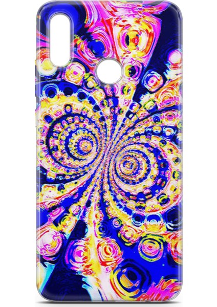 Huawei Y7 Prime 2019 Kılıf Uv Baskılı Abxbi 1 Baskılı Renkli Hipnoz fiyatları