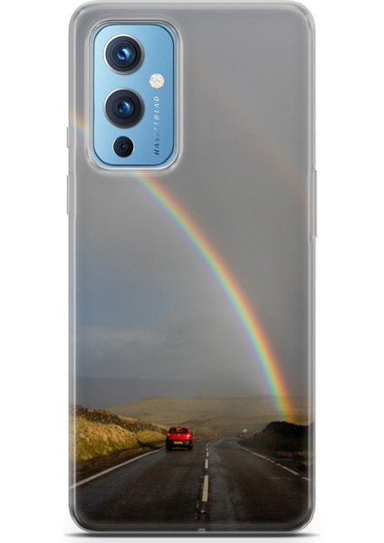 Oneplus 9 Kılıf Uv Baskılı Abxbi 6 Koruma Kılıfı Gökkuşağı