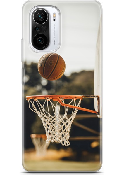 Xiaomi Redmi K40 Pro Kılıf Uv Baskılı Abxbi 9 Darbe Emici Basket Top