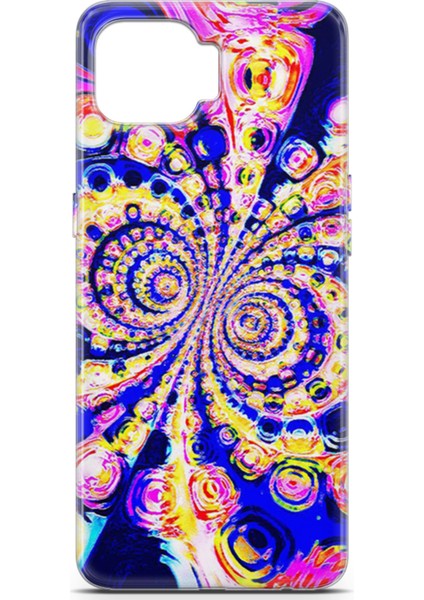 Oppo Reno4 Lite Kılıf Uv Baskılı Abxbi 1 Desenli Renkli Hipnoz fiyatları