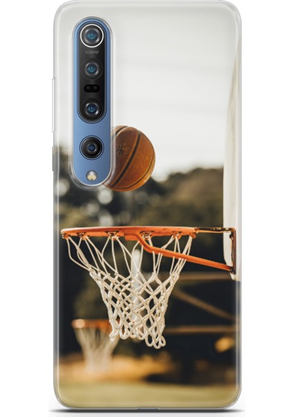 Xiaomi Mi 10 Pro Kılıf Uv Baskılı Abxbi 9 Telefon Kabı Basket Top