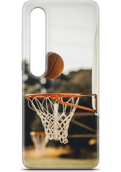 Xiaomi Mi 10 Pro Kılıf Uv Baskılı Abxbi 9 Telefon Kabı Basket Top