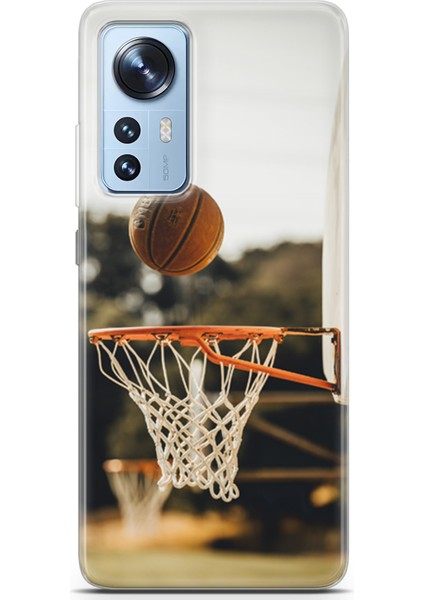 Xiaomi 12 Kılıf Uv Baskılı Abxbi 9 Silikon Basket Top