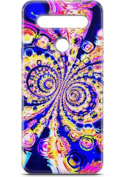 Lg K61 Kılıf Uv Baskılı Abxbi 1 Arka Kapak Renkli Hipnoz