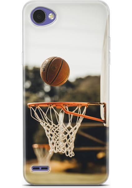 Lg Q6 Kılıf Uv Baskılı Abxbi 9 Baskılı Basket Top