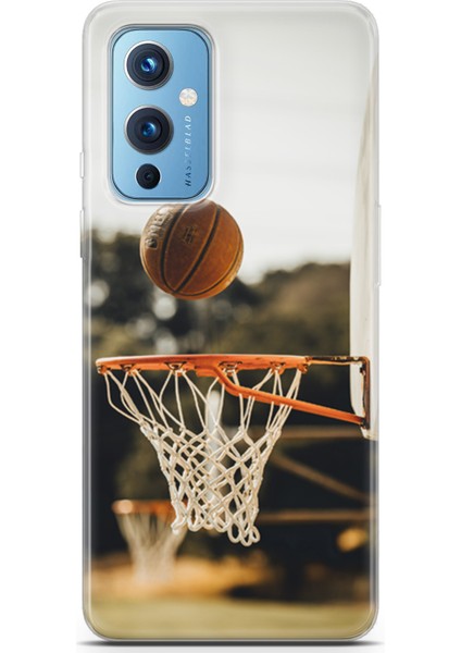 Oneplus 9 Kılıf Uv Baskılı Abxbi 9 Darbe Emici Basket Top