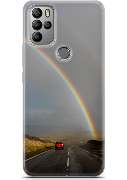 General Mobile Gm 21 Pro Kılıf Uv Baskılı Abxbi 6 Desenli Gökkuşağı