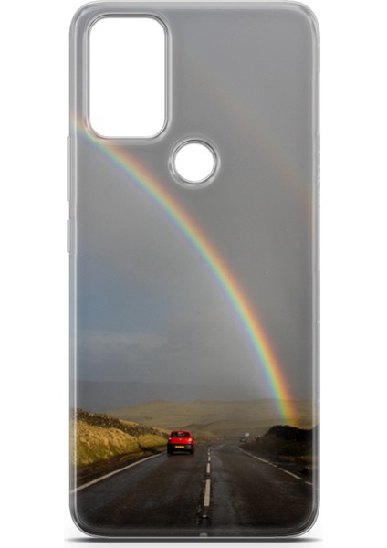 General Mobile Gm 21 Pro Kılıf Uv Baskılı Abxbi 6 Desenli Gökkuşağı