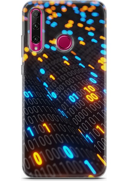 Honor 20 Lite Kılıf Uv Baskılı Abxbi 5 Arka Kapak Binary Kod